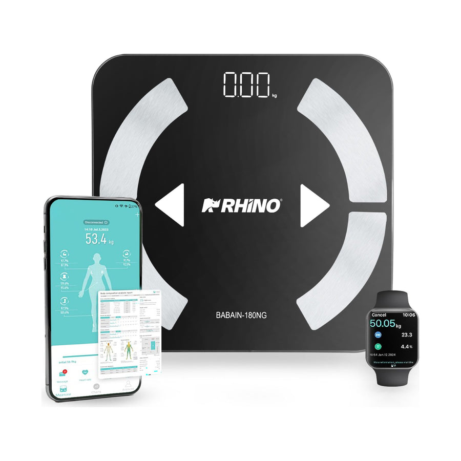 Báscula Inteligente de Peso Corporal Rhino BABAIN-180NG