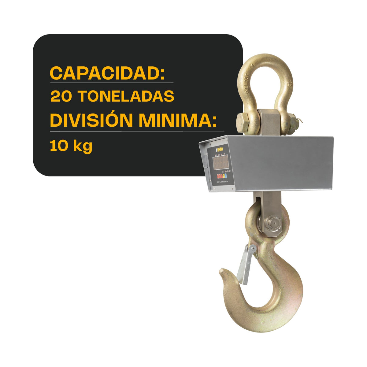 Báscula Electrónica Colgante 20,000 kg Rhino BAC-20T · vista 4