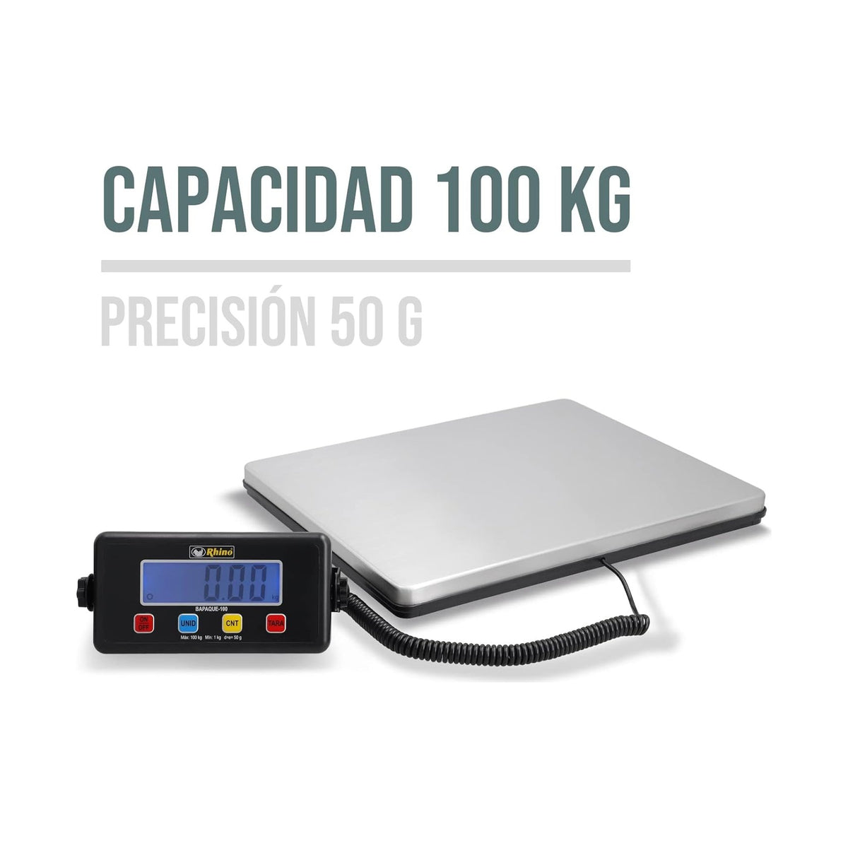 Báscula de Paquetería 100 kg Rhino BAPAQUE-100 · vista 2