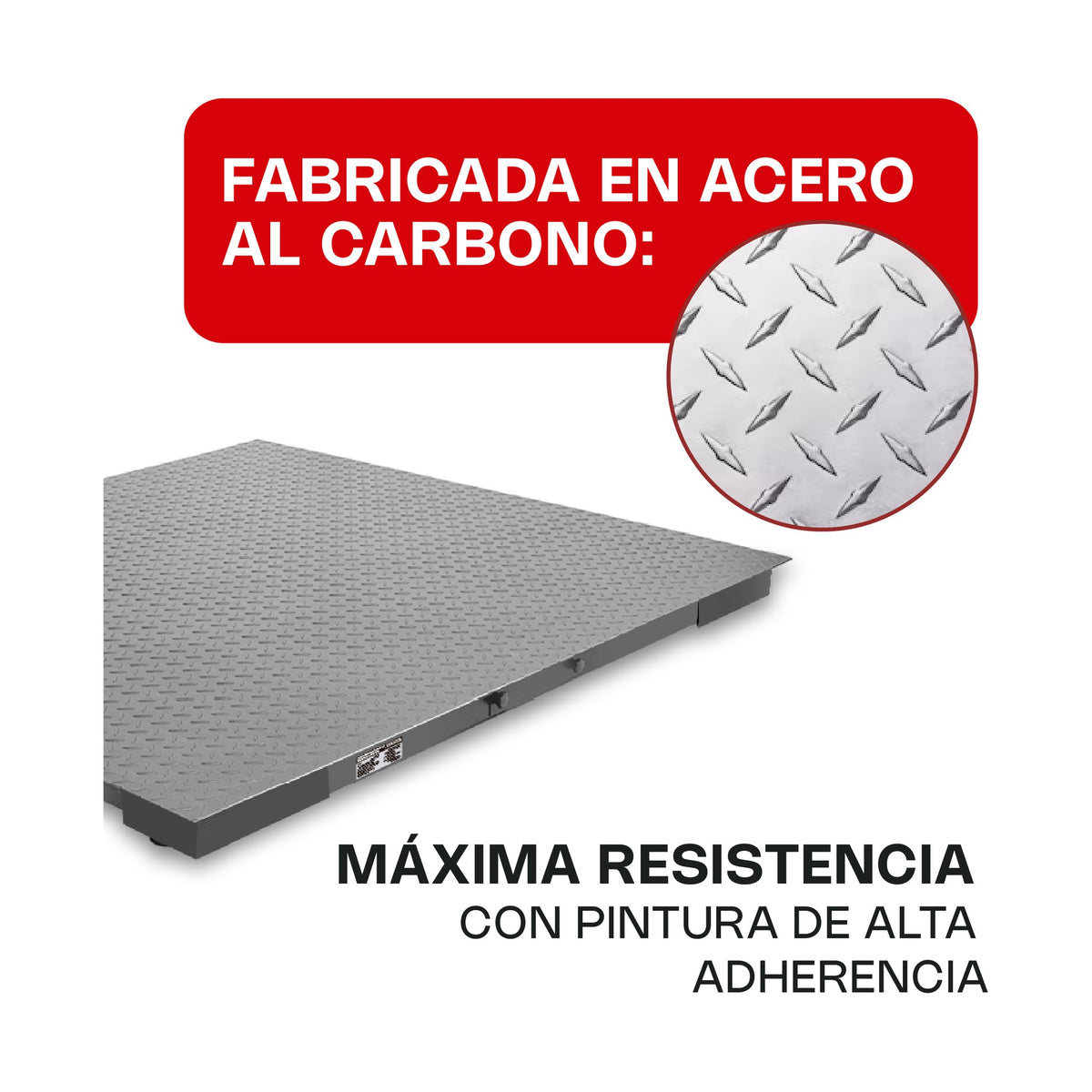 Plataforma de Bajo Perfil 120 x 120 cm Vinson BAPER-12 · vista 3