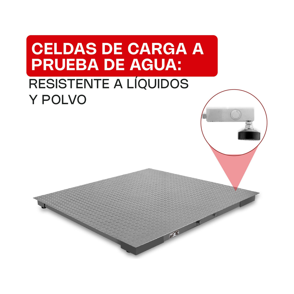Plataforma de Bajo Perfil 120 x 120 cm Vinson BAPER-12 · vista 4