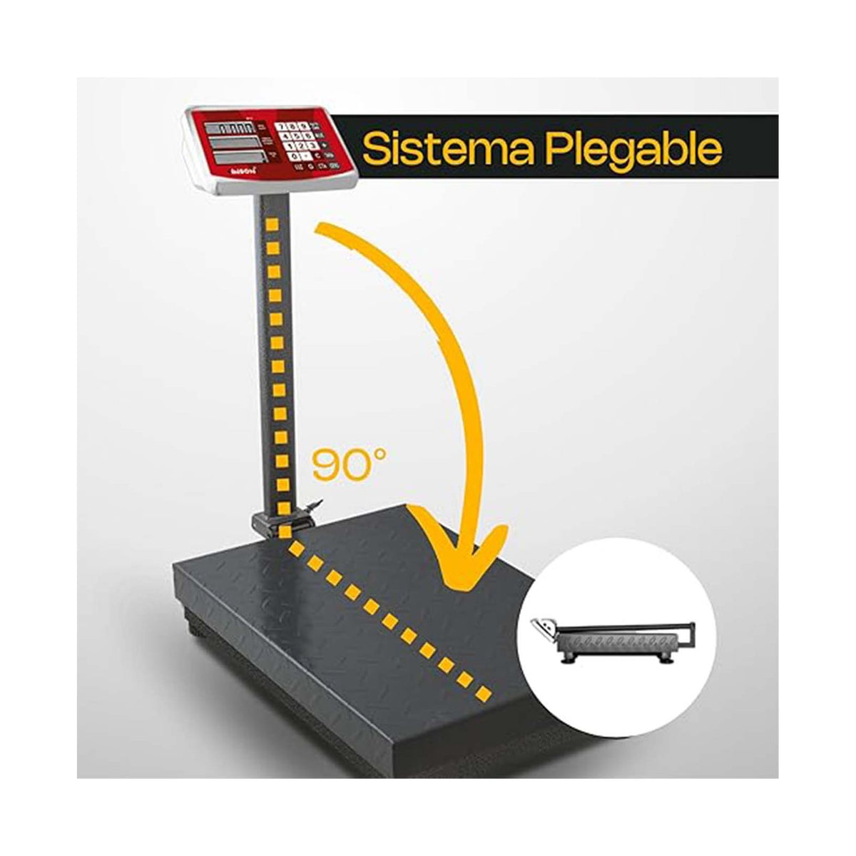 Báscula de Plataforma Plegable 400 kg Vinson BAPLE-400 · vista 4