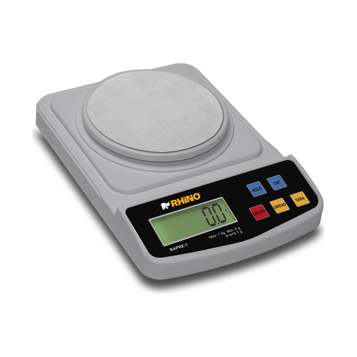 Báscula Electrónica de Precisión 1 kg Rhino BAPRE-1