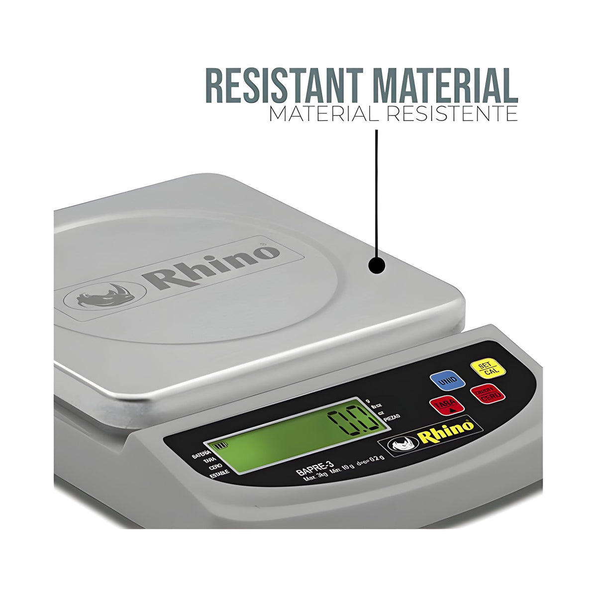 Báscula Electrónica de Precisión 3 kg Rhino BAPRE-3 · vista 2