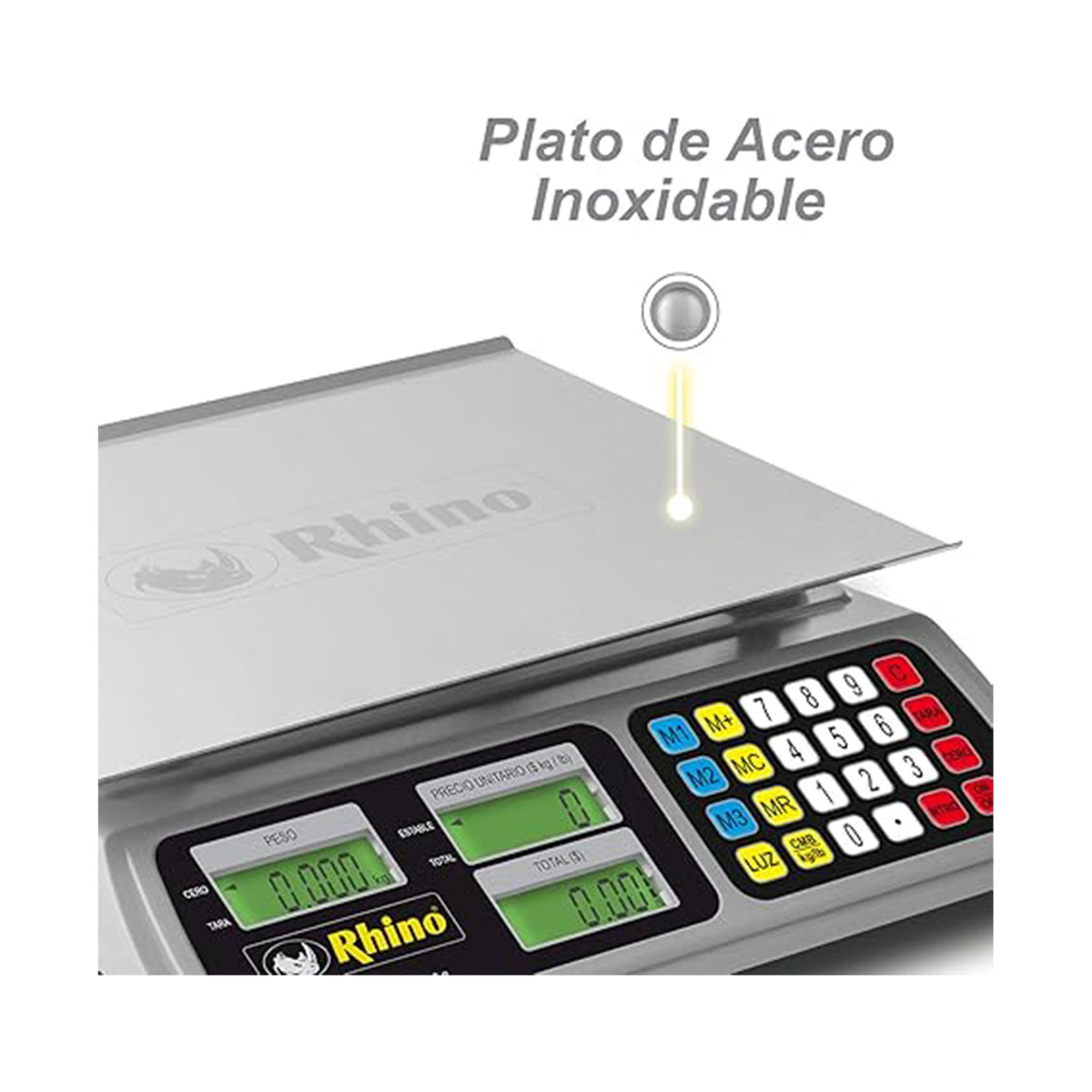 Báscula Electrónica Multifunciones 40 kg Rhino BAR-8 · vista 2