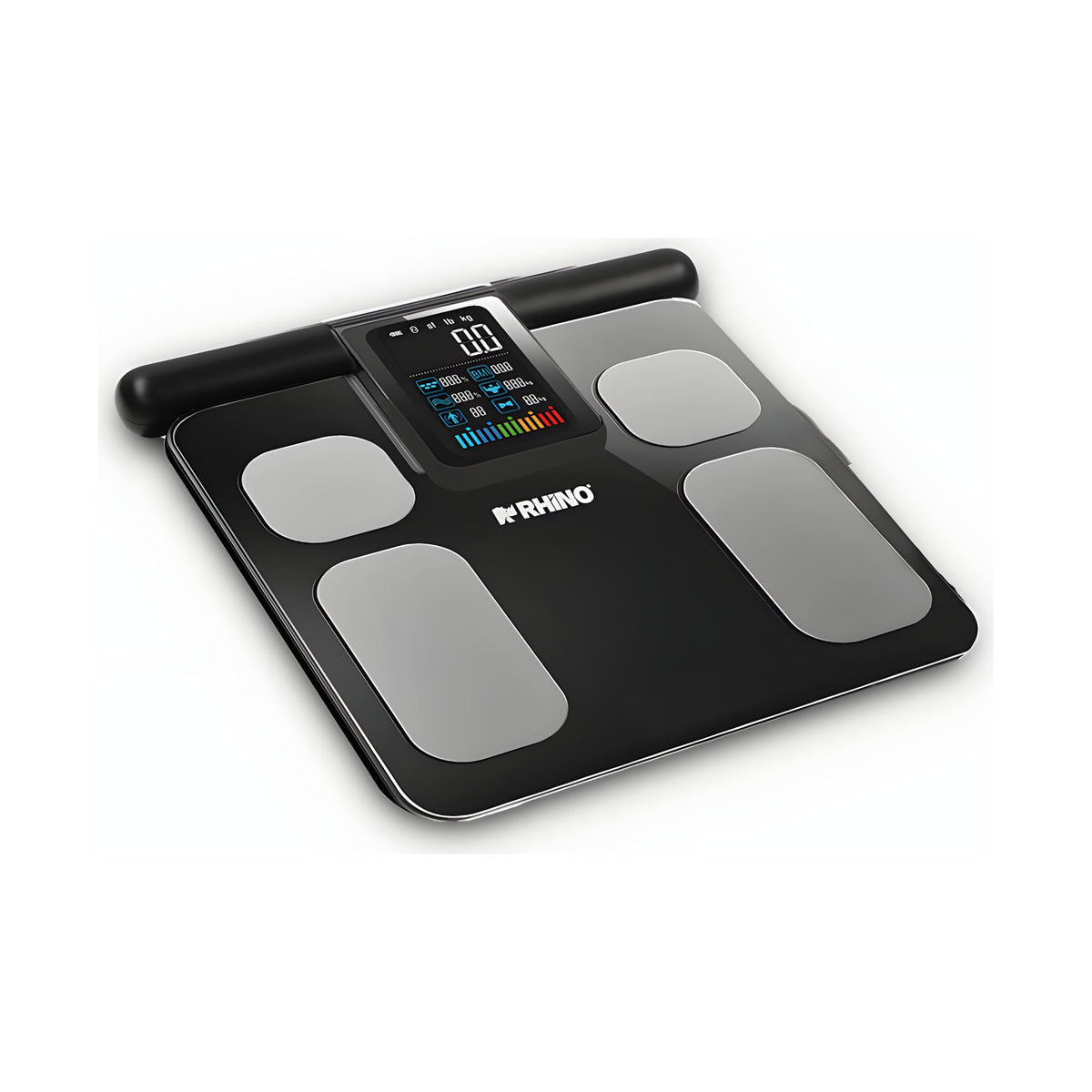Báscula Inteligente de Pesaje Corporal con 8 Electrodos 180 kg Rhino BIOMA-180 · vista 2