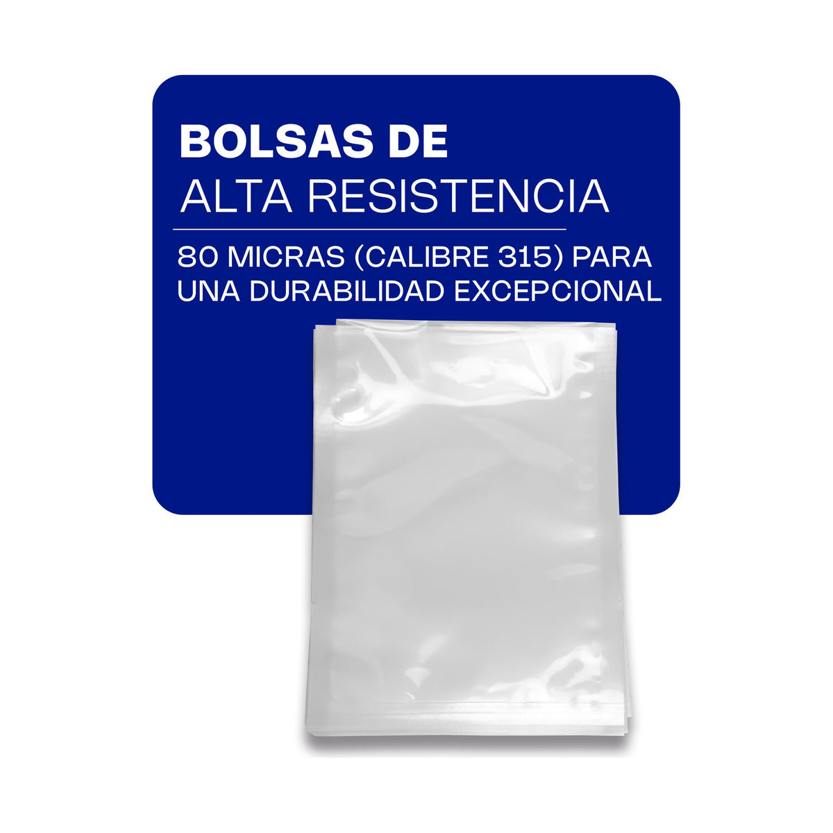 Bolsa para Empacado al Vacío (100 piezas) Rhino · Lisa / 15 x 20 cm · vista 4