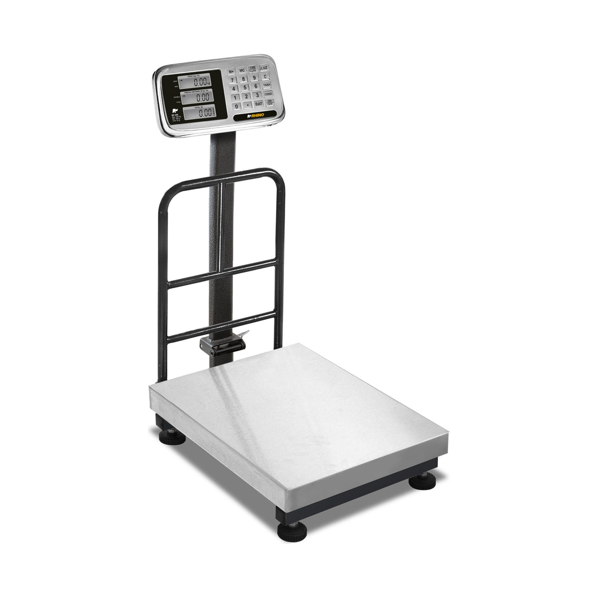 Báscula de Plataforma Inoxidable Plegable 200 kg Rhino BP-200