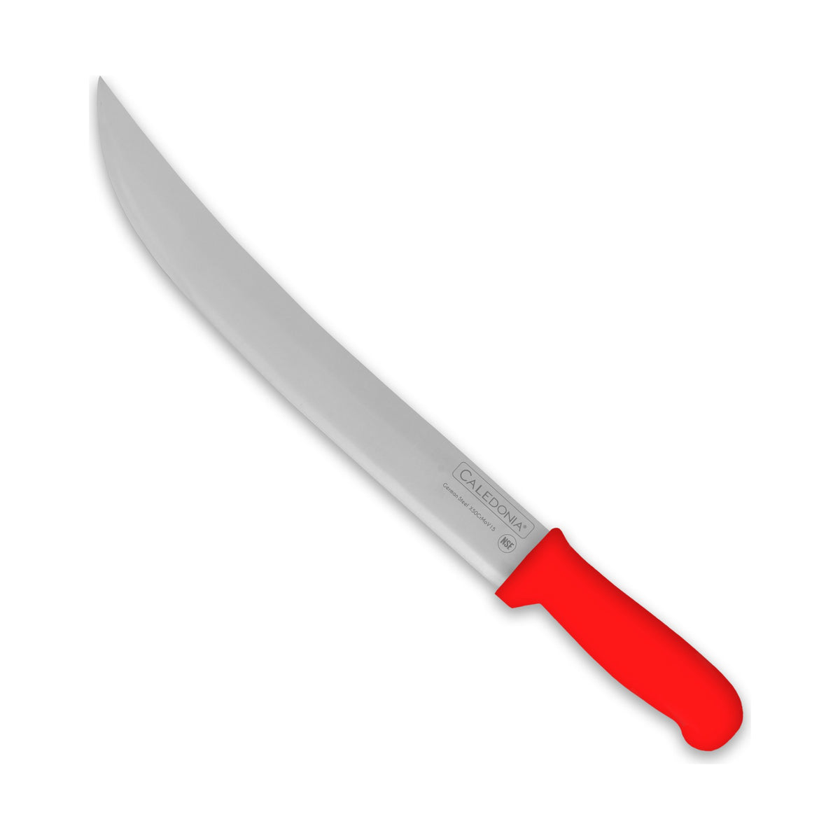 Cuchillo Bistecero Curvo Profesional Caledonia · 12" / Rojo #Color_Rojo