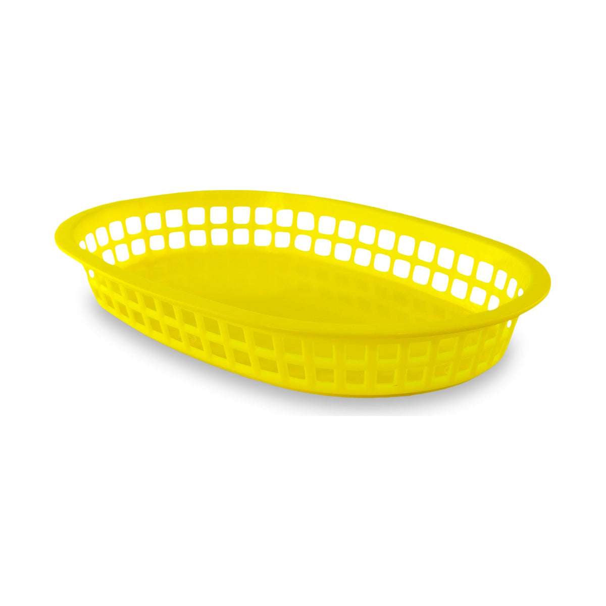Canasta de Plástico para Centro de Mesa Caledonia · Oblonga / Amarillo #Color_Amarillo