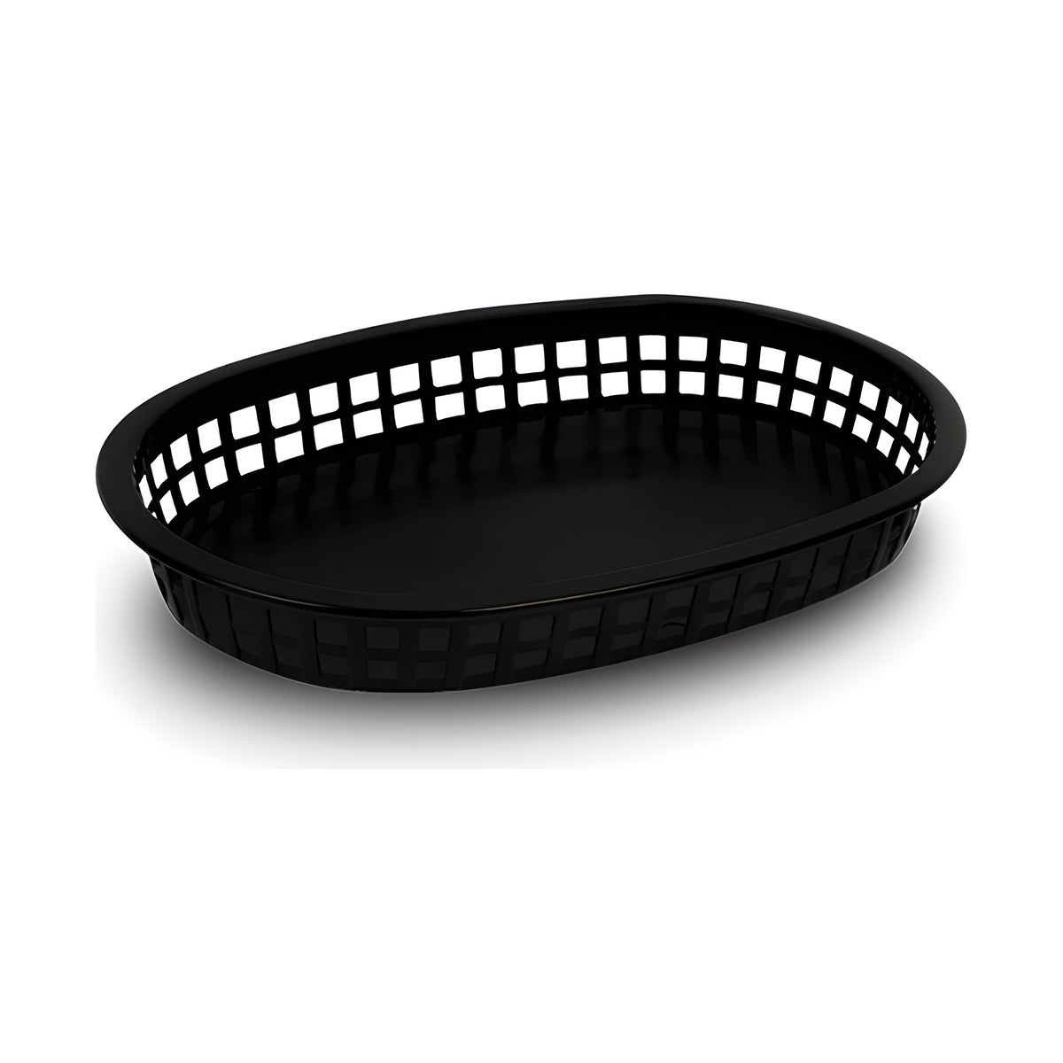 Canasta de Plástico para Centro de Mesa Caledonia · Oblonga / Negro #Color_Negro