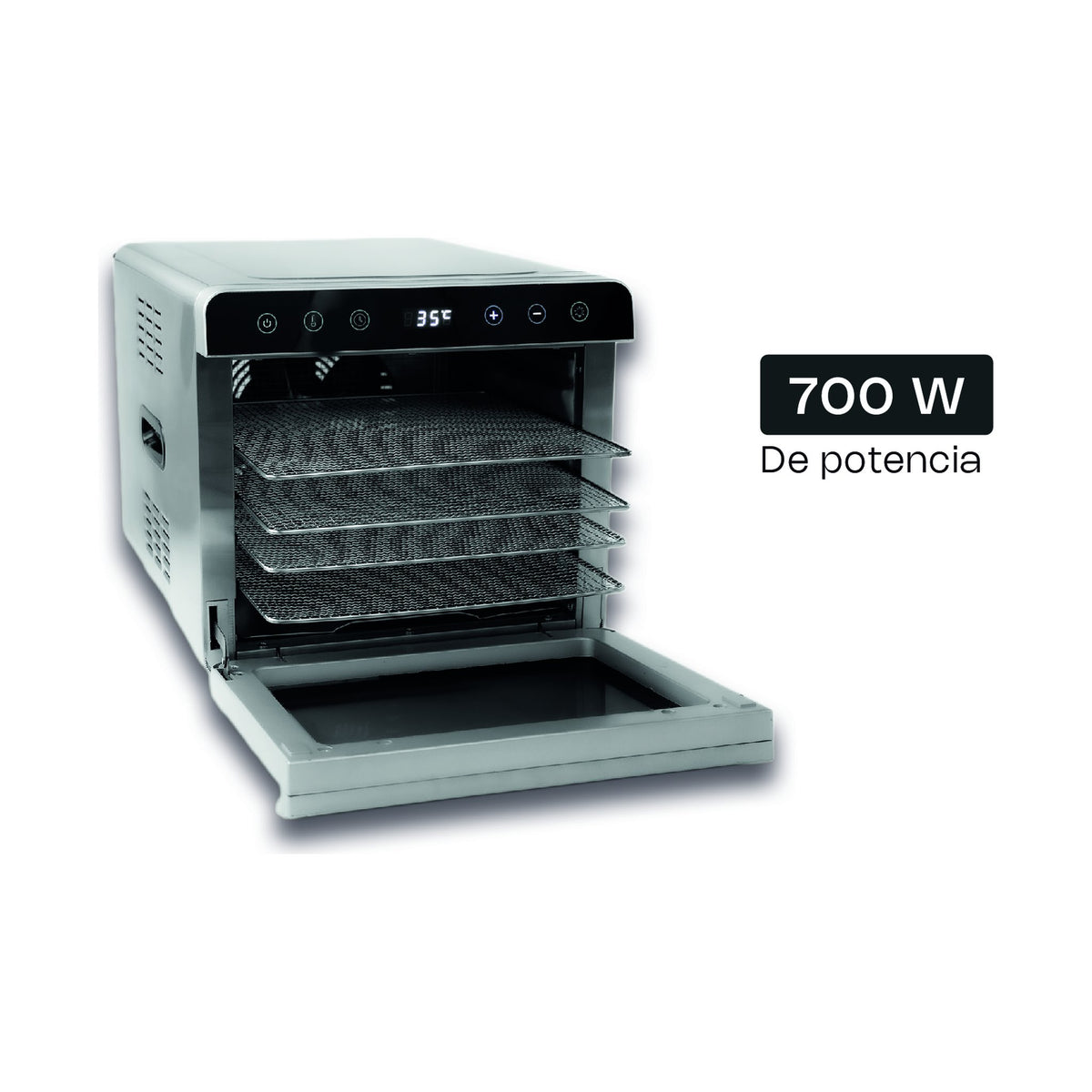 Deshidratador de Alimentos 700 W Rhino DESALI-6 · vista 3
