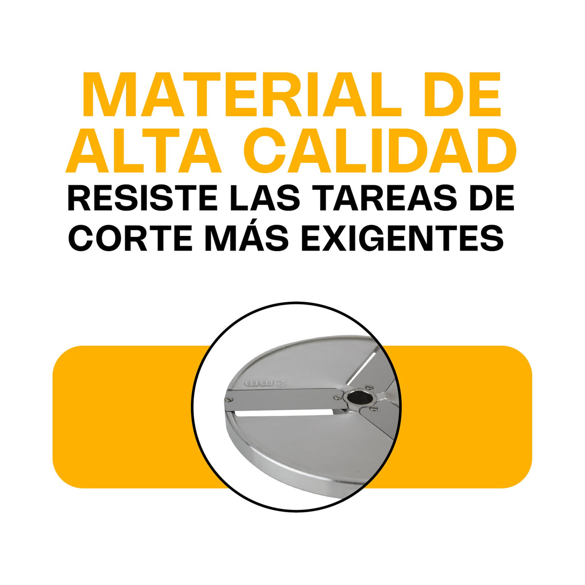 Disco para Procesador de Alimentos Rhino · Corte / 2 mm · vista 3