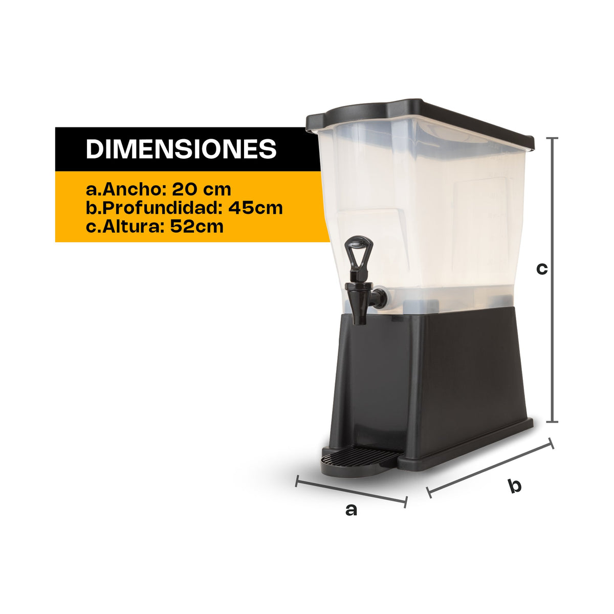 Dispensador de Bebidas Caledonia · 13 L · vista 4