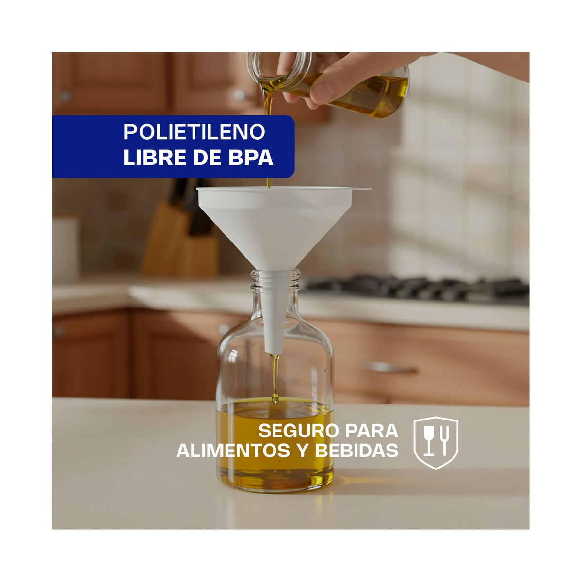 Embudo de Plástico Caledonia · 8 oz · vista 2