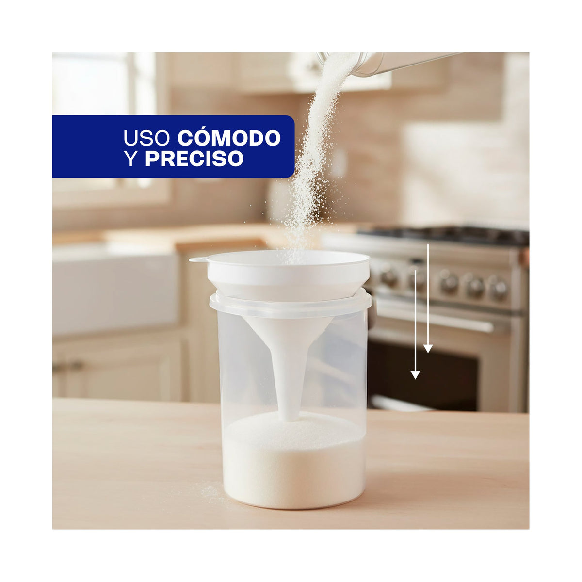Embudo de Plástico Caledonia · 8 oz · vista 3