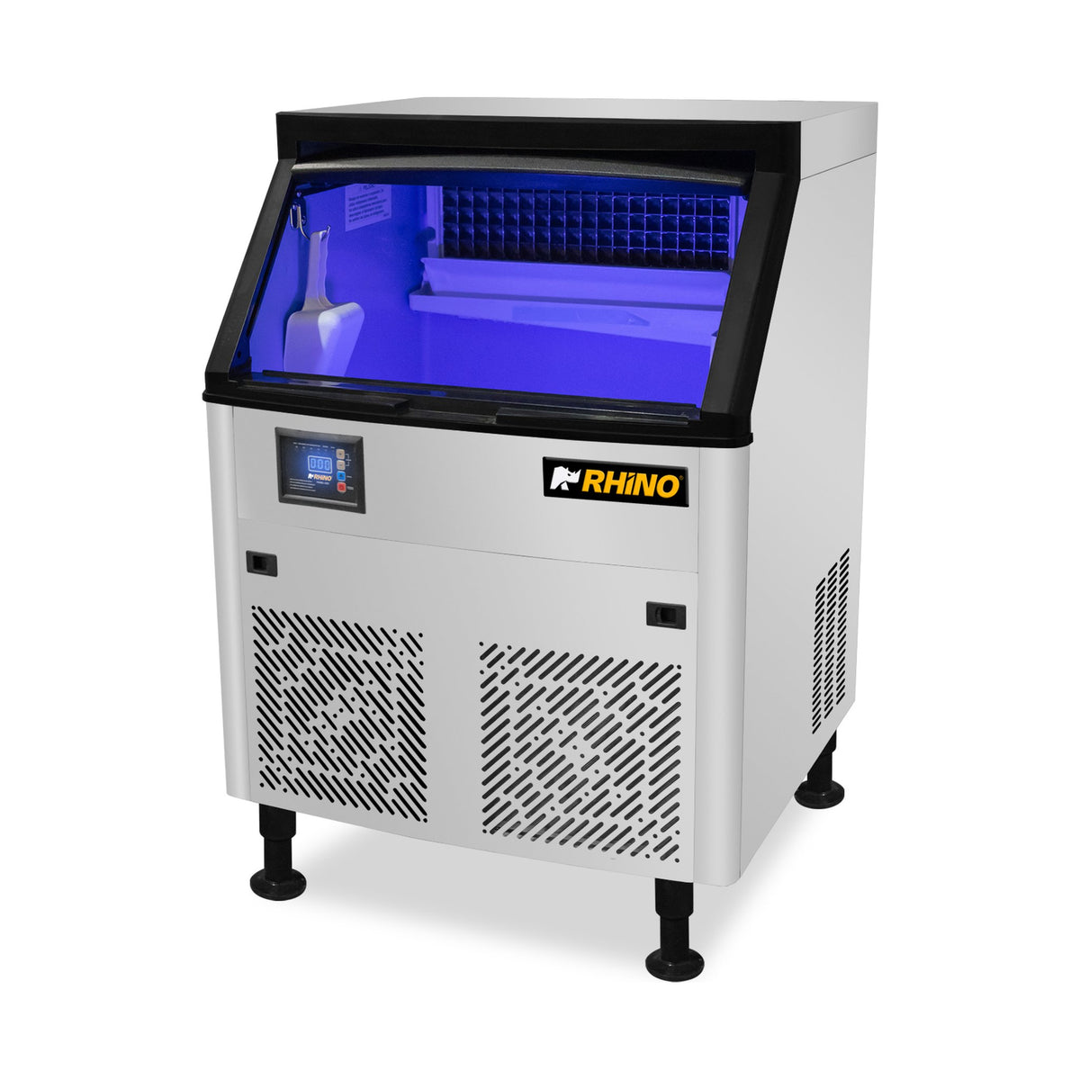 Fábrica de Hielo en Cubo 100 kg Rhino FAHIEL-100 · vista 2