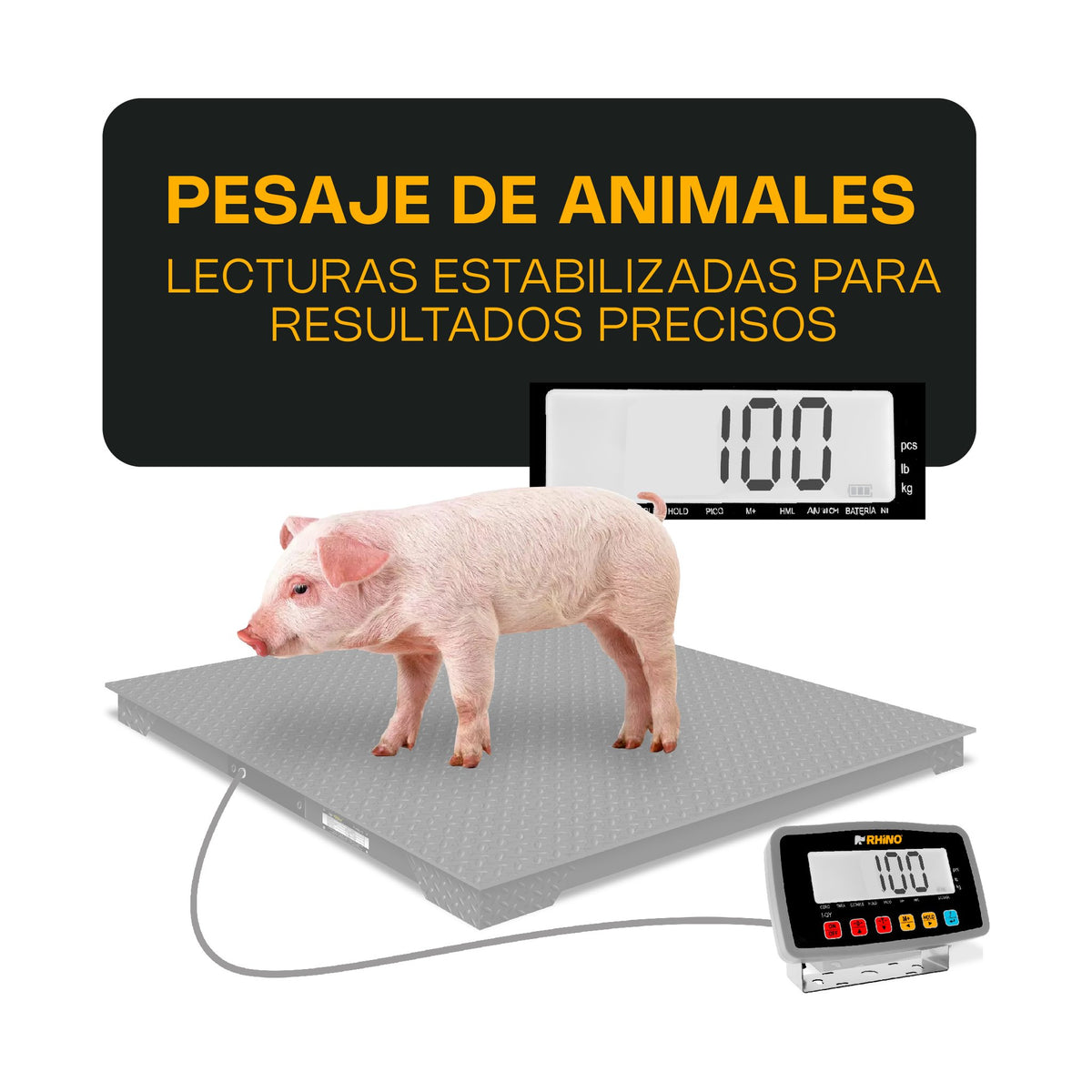 Indicador Peso, Contador y Pesaje de Animales Rhino I-QY · vista 3