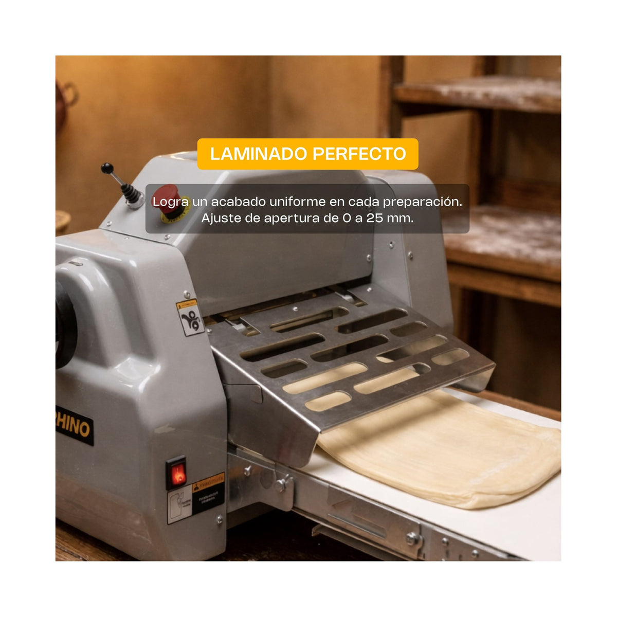 Laminadora de Mesa con Bandas Reversible Rhino LAMBA-169M · vista 4