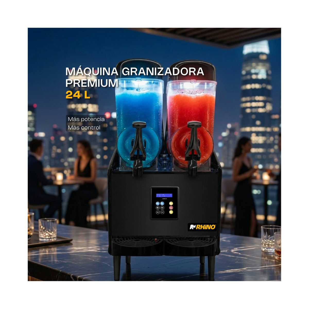 Máquina Granizadora Premium 24 L Rhino MAGRA-2TX · vista 2