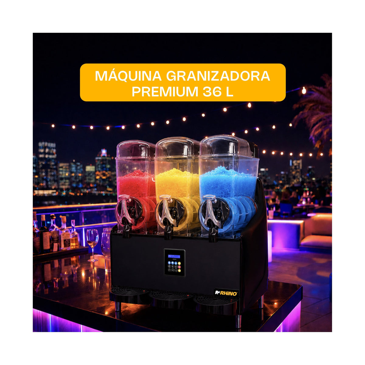 Máquina Granizadora Premium 36 L Rhino MAGRA-3TX · vista 2