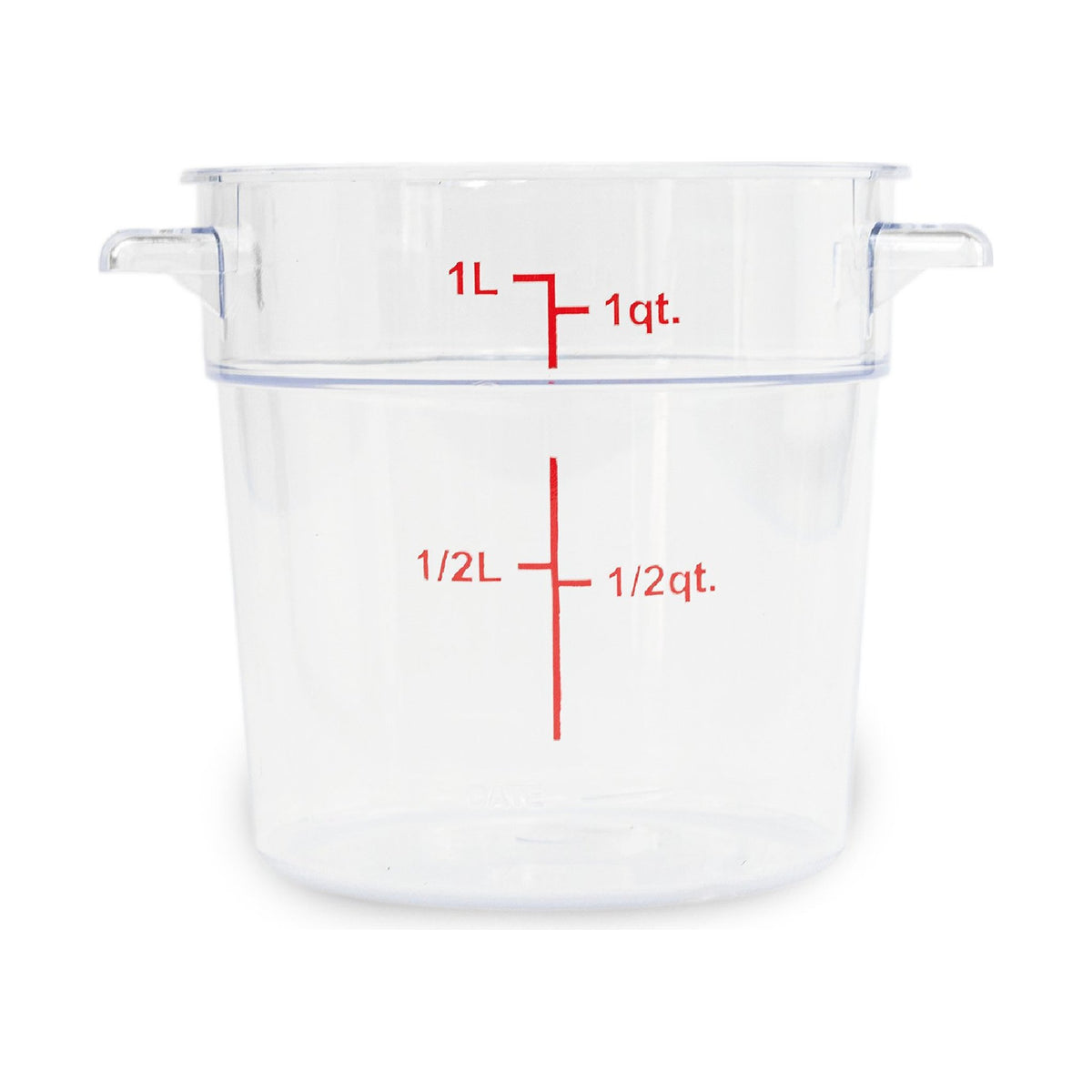 Recipiente de Policarbonato Graduado Redondo Rhino · 1 qt
