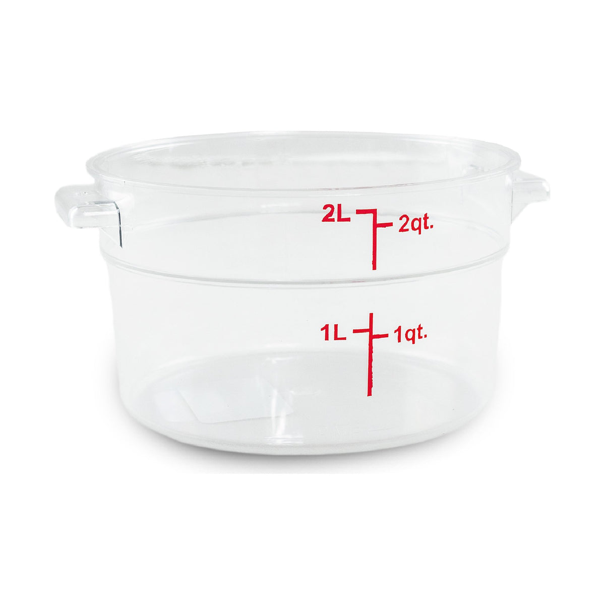 Recipiente de Policarbonato Graduado Redondo Rhino · 2 qt