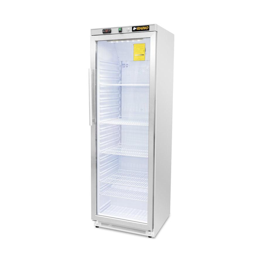 Refrigerador Vertical Puerta de Cristal Rhino REVEAB-13C