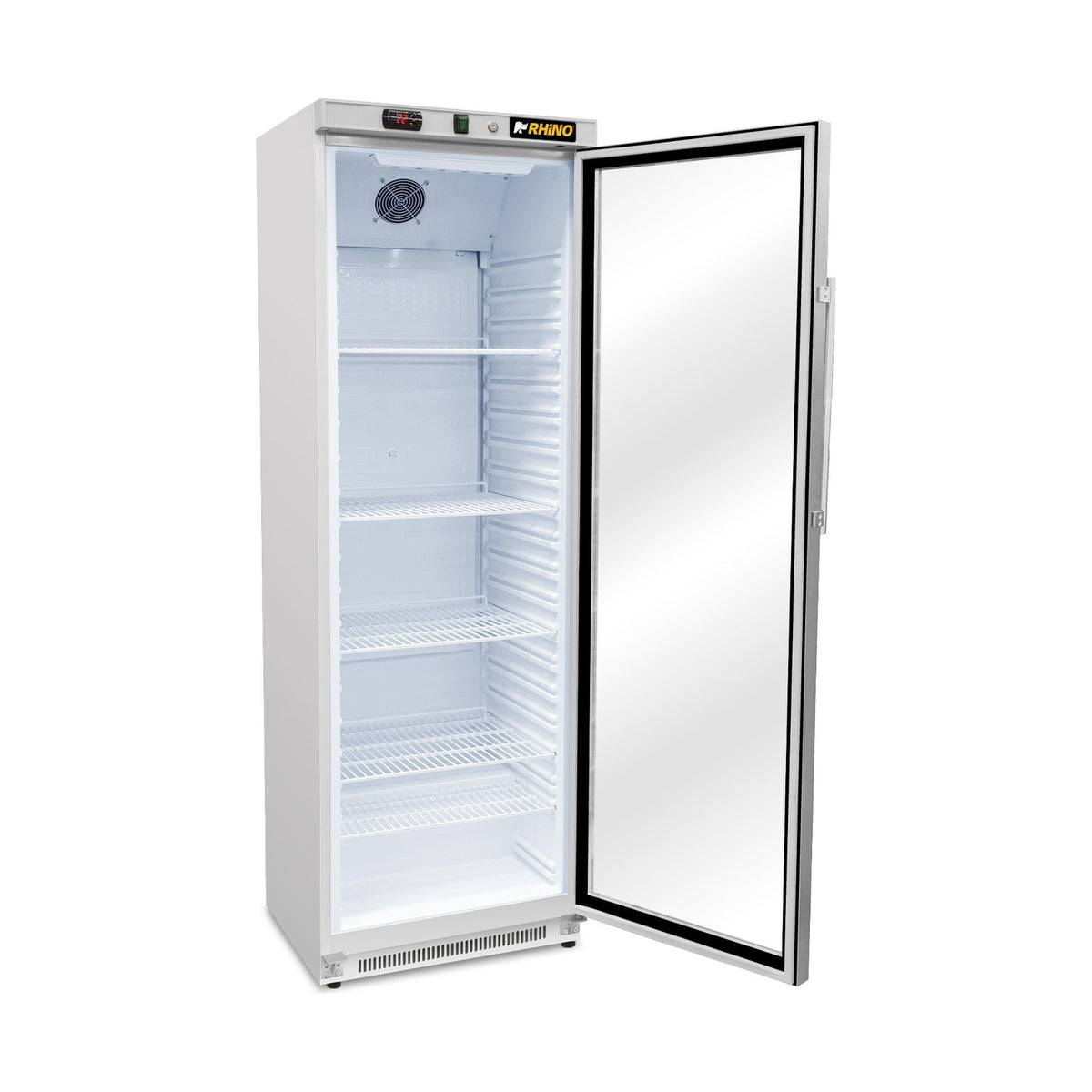 Refrigerador Vertical Puerta de Cristal Rhino REVEAB-13C · vista 2