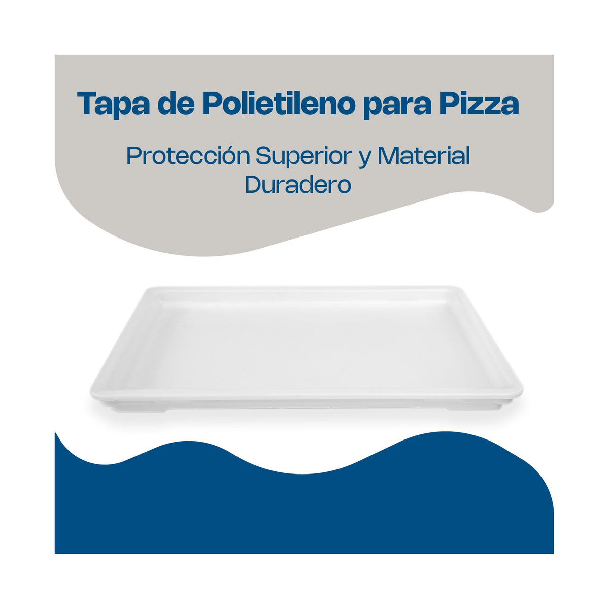 Tapa para Caja de Masa para Pizza 64.5 x 44 x 4 cm Rhino TACAMAPI-18 · vista 2