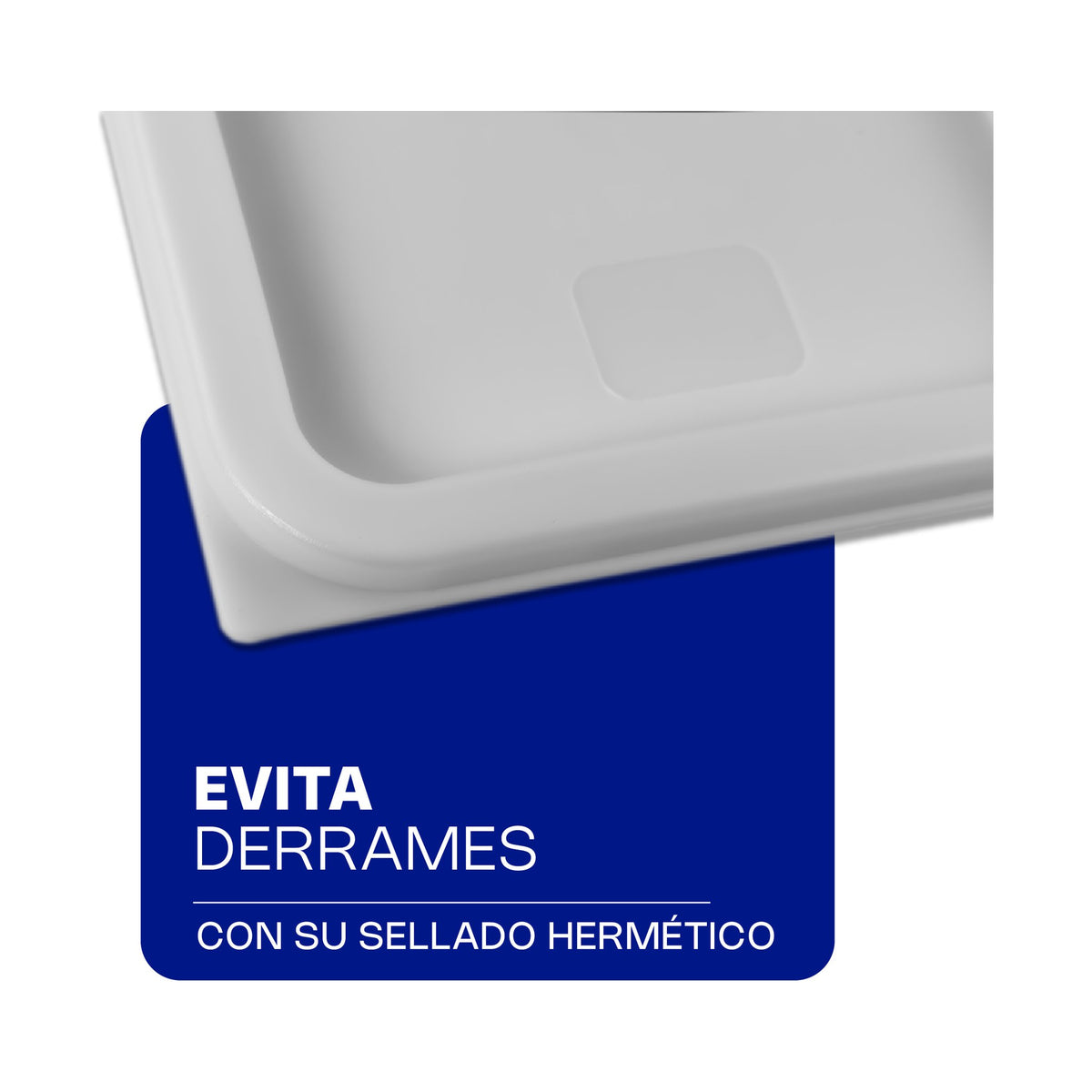Tapa de Polietileno para Recipiente Cuadrado Rhino · 2 y 4 qt · vista 3