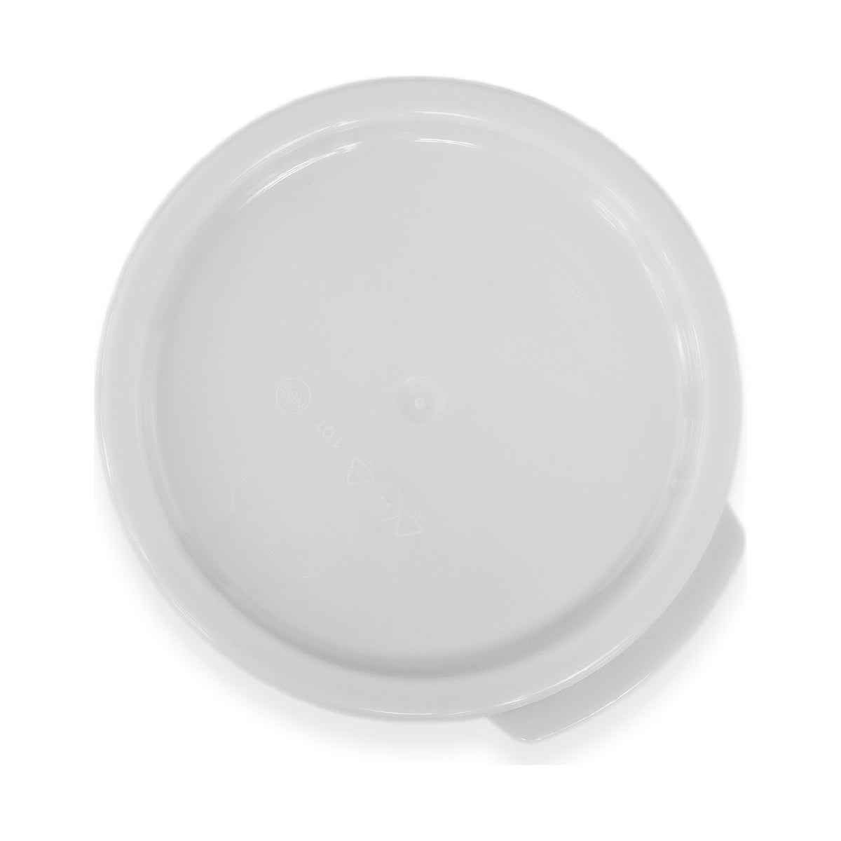 Tapa de Polietileno para Recipiente Redondo Rhino · 2 y 4 qt