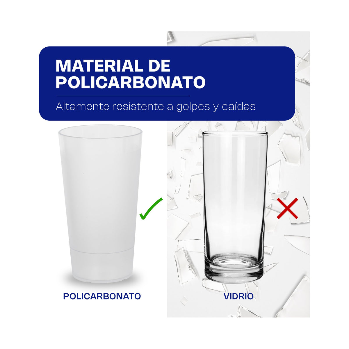Vaso de Policarbonato Caledonia · 17 oz · vista 4