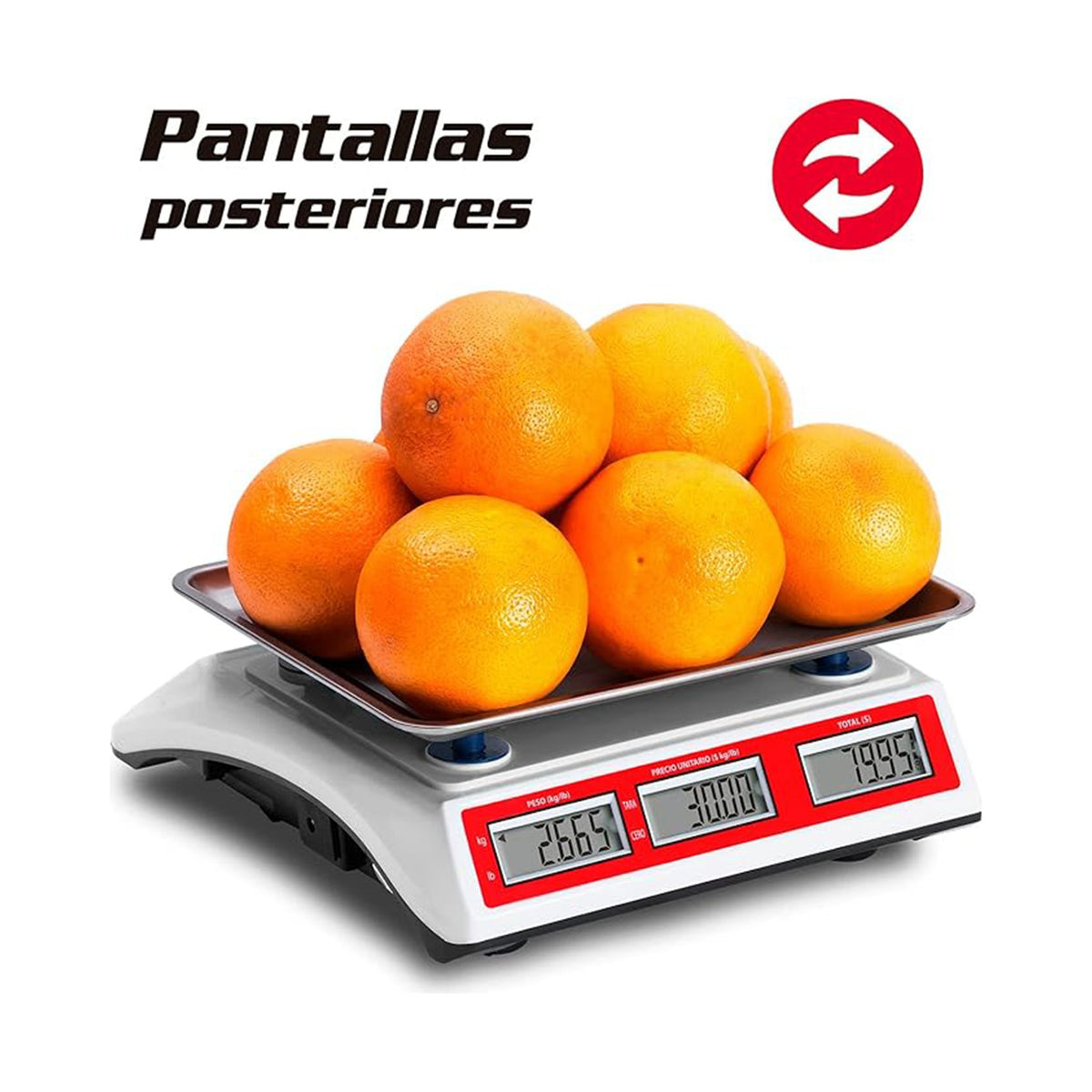 Báscula Electrónica Multifunciones 30 kg Vinson VINS-30 · vista 3