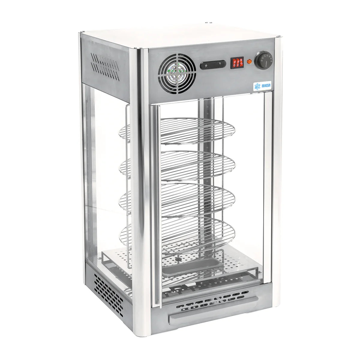 RTR-108L MIGSA EXHIBIDOR Y CALENTADOR DE PIZZA