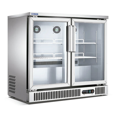 SG250 MIGSA REFRIGERADOR CONTRABARRA DE 2 PUERTAS DE CRISTAL DE 250 L