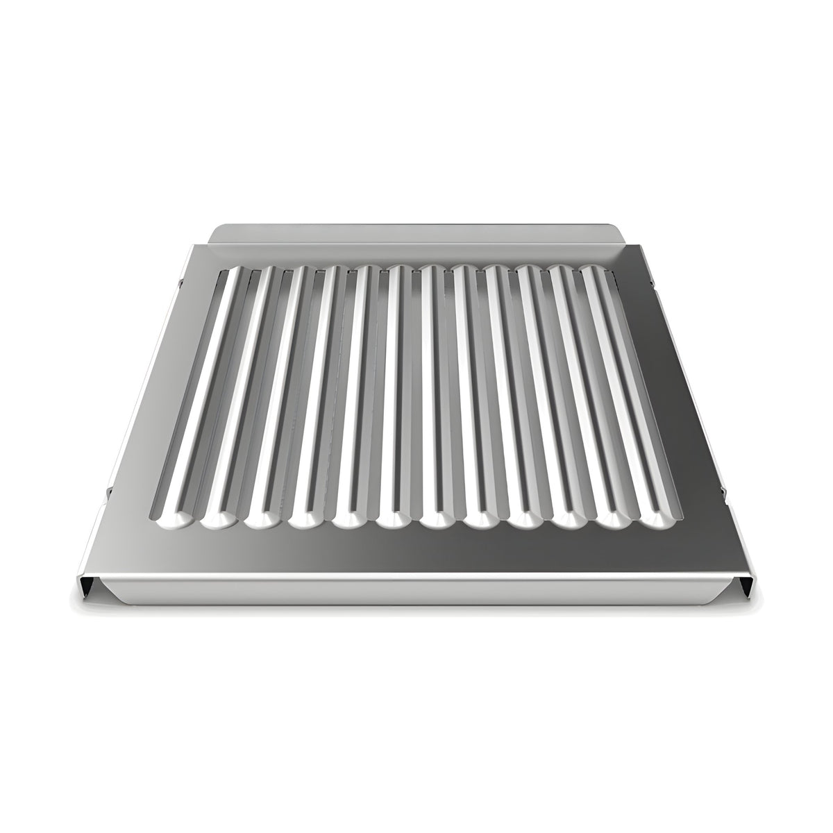 Charola Acanalada de Acero Inoxidable con Ranuras 30 x 30 cm Unox Speed.Plate Slot TG149