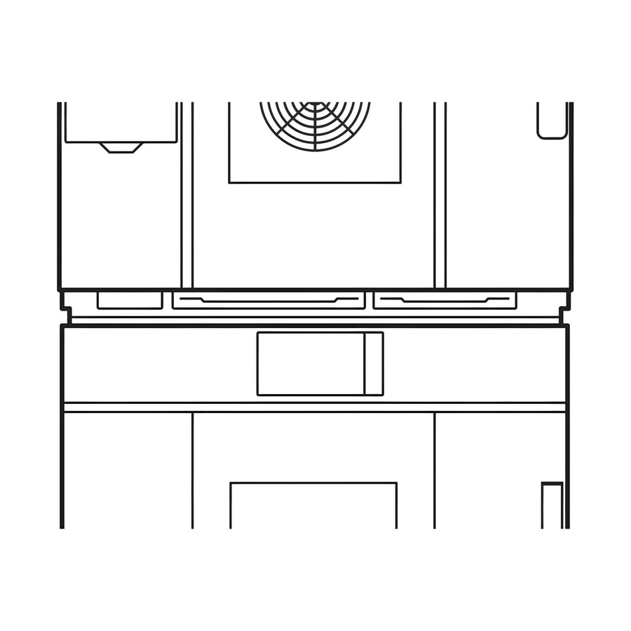 Kit de Superposición Evereo 600-X bajo Horno Cheftop-X Unox XEEQA-0011-E