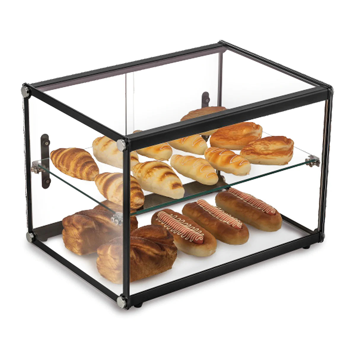 ZW-65 MIGSA VITRINA EXHIBIDORA NEUTRA CRISTAL RECTO DE 65 LITROS
